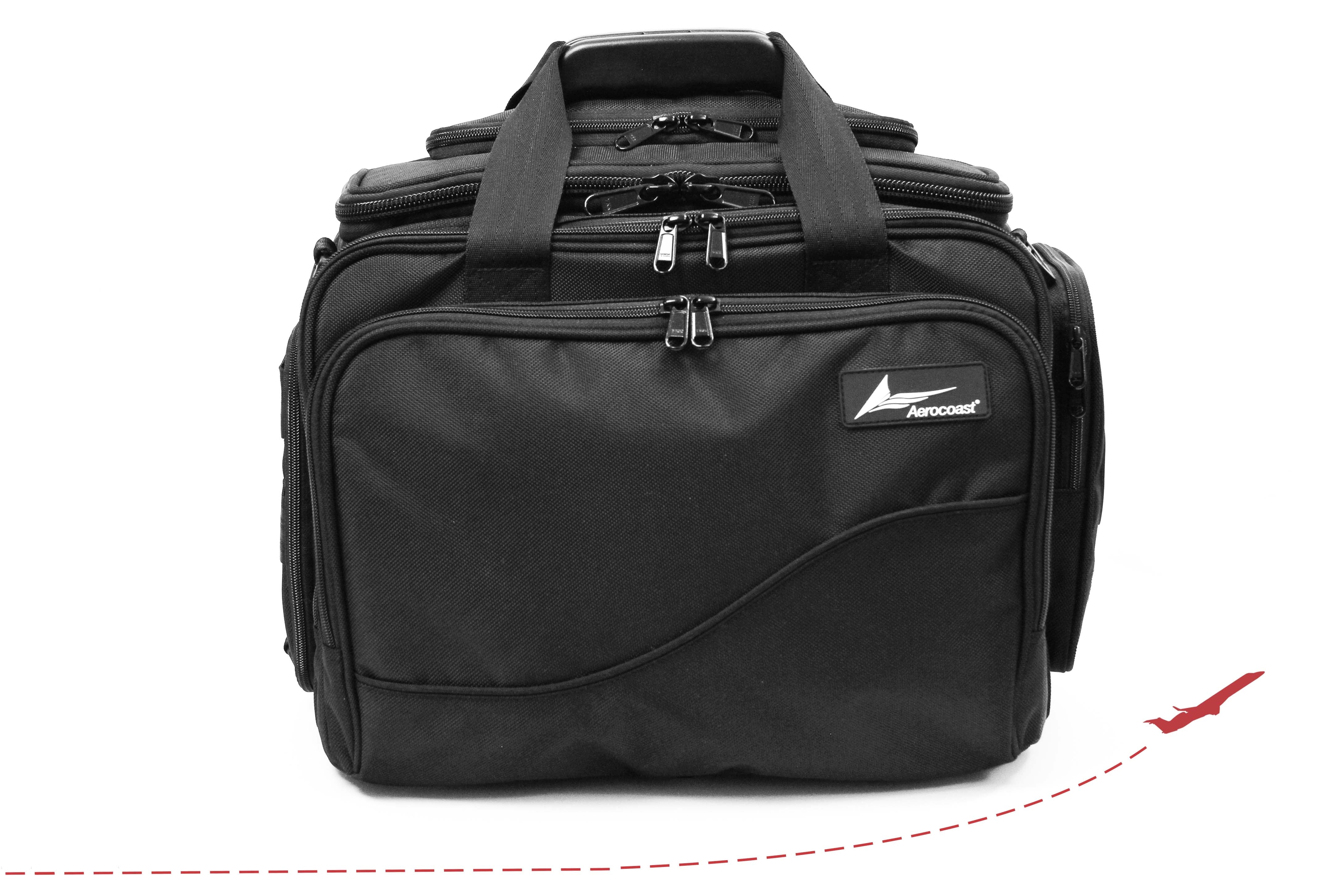 Aerocoast specialized flight attendant tote bag with pockets